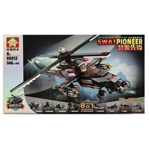 Set de constructie SWAT Pioneer, Elicopter 8 in 1, 546 piese imagine