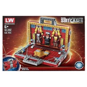 Set de constructie LW, Avengers Iron Man Suitcaser, 516 piese imagine