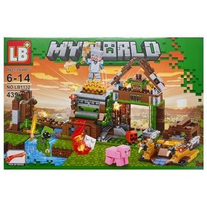 Set de costructie Minecraft My World, Fortareata Albinelor, 439 piese imagine