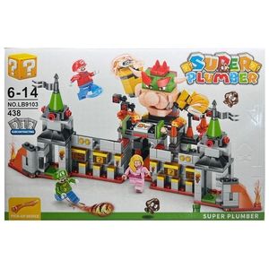 Set de constructie Super Mario Brothers, Castelul lui Bowser, 438 piese imagine