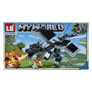 Set de constructie LB+, My World of Minecraft 4 in 1, 142 piese imagine