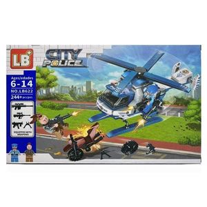 Set de constructie LB Plus City Police, Centrul de comanda al politiei, 244 piese imagine