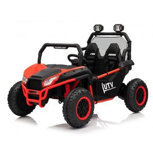 UTV electric pentru copii, Kinderauto Dune-Buggy V2, 2 locuri, putere 800W, 24V 10Ah, echipat premium, rosu imagine