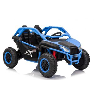 UTV electric copii, Kinderauto Dune-Buggy SPORT, 2 scaune individuale, putere 800W, 24V, echipat premium, albastru imagine