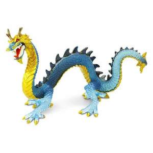 Figurina - Dragon Albastru Cristal | Safari imagine