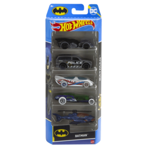 Set 5 masini - Hot Wheels - Batman | Mattel imagine