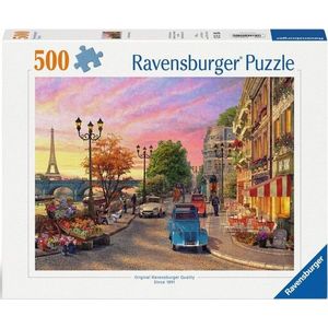 Puzzle 500 piese - O seara in Paris | Ravensburger imagine