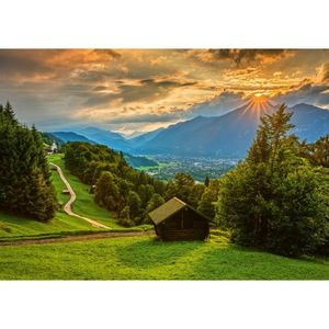 Puzzle 1500 piese - Sunset on Wamberg | Schmidt imagine