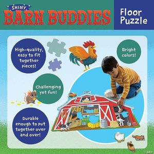 Puzzle - Floor Puzzle - Barn Buddies | Peaceable Kingdom imagine