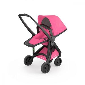 Carucior 2 in 1 Greentom 100 Ecologic Black Pink imagine