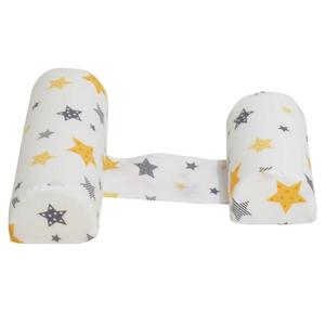 Perna anti-rasucire si pozitionare bebelusi Yellow and Grey Stars White imagine