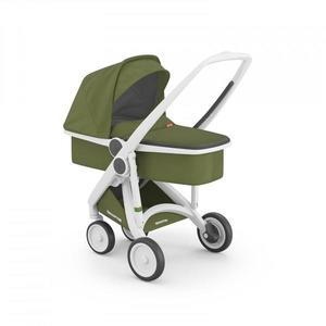 Carucior 2 in 1 Greentom 100 Ecologic White Olive imagine