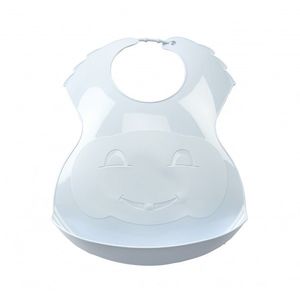 Baveta Thermobaby Soft Baby din plastic bleu imagine