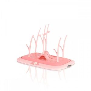 Suport pentru uscare biberoane Drying Rack Coral Pink imagine