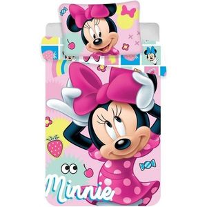 Set lenjerie pat copii Minnie 100x135 SunCity imagine