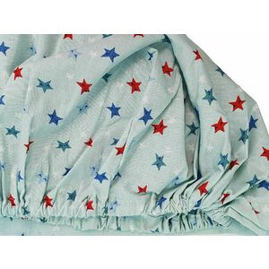 Cearceaf Stelute somnoroase KidsDecor cu elastic din bumbac 63 x 127 cm imagine