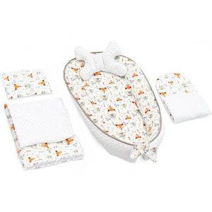 Set 5 in 1 Babynest Minky Tutumi AlbPortocaliu Fox imagine