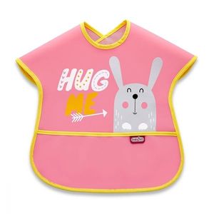 Baveta cu buzunar Poly Large Bib Pink imagine