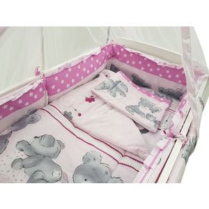 Lenjerie Teddy Hug Roz M2 4+1 piese 120x60 imagine