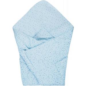 Sac de dormit si paturica pentru carucior 2 in 1 blue hearts 65x65cm imagine