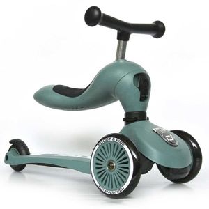 Trotineta copii transformabila 2 in 1 Scoot Ride HighwayKick 1 Forest imagine