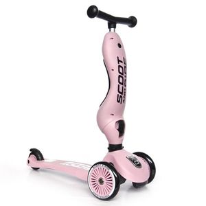 Trotineta copii transformabila 2 in 1 Scoot Ride HighwayKick 1 Rose imagine