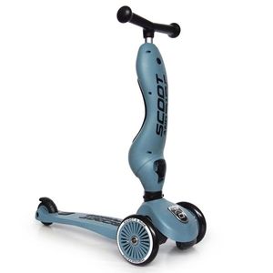 Trotineta copii transformabila 2 in 1 Scoot Ride HighwayKick 1 Steel imagine