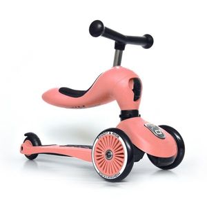 Trotineta copii transformabila 2 in 1 Scoot Ride HighwayKick 1 Peach imagine