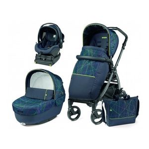 Carucior 3 in 1 Book Plus Modular baza i-Size inclusa New Life Peg Perego imagine