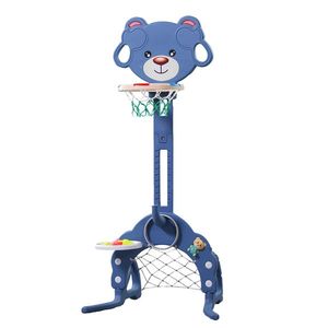 Cos de baschet multifunctional 3 in 1 Bear Blue imagine