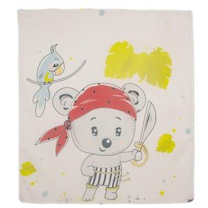 Scutec muselina Pirate bumbac 120x120 cm SeviBebe imagine