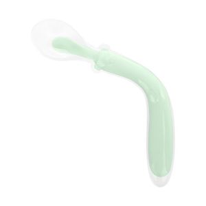 Lingurita flexibila din silicon Ultrasoft Training Spoon Mint imagine