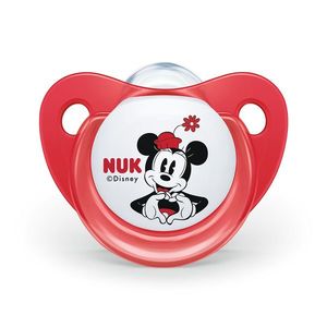 Suzeta Nuk Mickey silicon M2 rosu 6-18 luni imagine