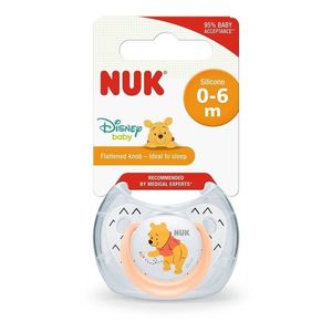 Suzeta Nuk Disney Winnie silicon M1 orange 0-6 luni imagine