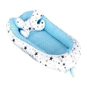 Babynest Minky Infantilo stelute albastre imagine