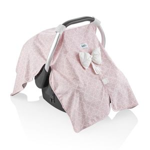 Set reductor si parasolar pentru scaun auto 0-13 kg Bouncer Pink imagine