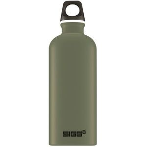 Bidon din aluminiu Traveller Leaf Green 0.6L imagine