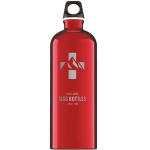 Bidon din aluminiu Mountain Red 1L imagine