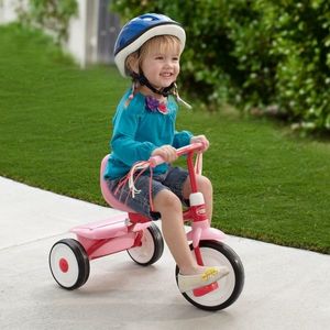 Tricicleta pliabila Radio Flyer Fold 2 Go Pink imagine