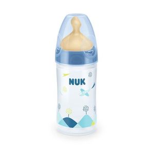 Biberon Nuk New Classic 150ml Tetina Latex 0-6 luni Bleu imagine