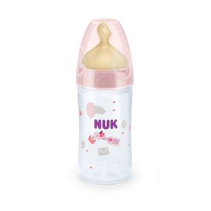 Biberon Nuk New Classic 150ml Tetina Latex 0-6 luni Roz imagine