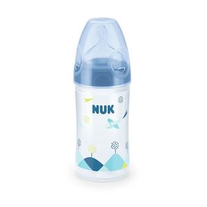 Biberon Nuk New Classic 150ml Tetina Silicon 0-6 luni Bleu imagine