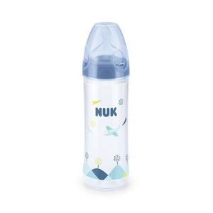 Biberon Nuk New Classic 250ml Tetina Silicon 6 luni+ Bleu imagine