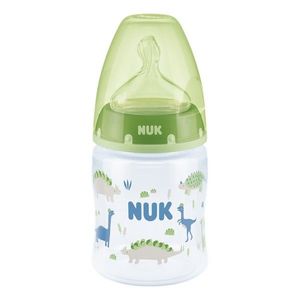 Biberon Nuk First Choice Plus 150ml tetina silicon M 0-6 luni verde imagine