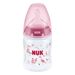 Biberon Nuk First Choice Plus 150ml tetina silicon M 0-6 luni roz imagine