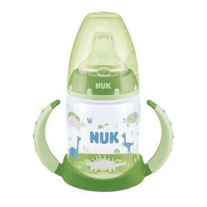 Biberon Nuk First Choice 150ml cu toarte si adaptor din silicon verde 6 luni+ imagine