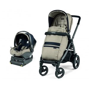 Carucior 2 in 1 Peg Perego Book 51 S Titania i-Size Luxe Ecru 0 - 22 kg imagine