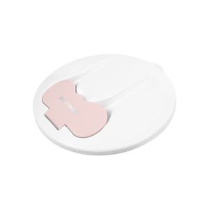 Castron multifunctional cu ventuza si tacamuri incluse 4in1 KikkaBoo Bowl Pink imagine