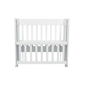 Patut Nichiduta White Mini Cot cu laterala culisanta 90x40 cm imagine