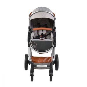 Carucior 2 in 1 transformabil Moni Alma Grey imagine